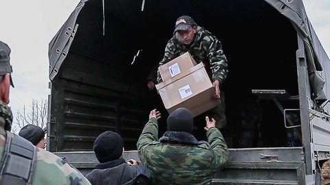 "Родина" доставила в Новороссию гуманитарную помощь