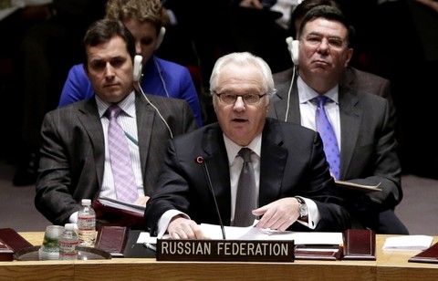 Чуркин: Президент России получил просьбу Януковича об использовании ВС РФ на Украине