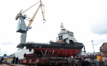 Первый за 40 лет: В Петербурге спущен на воду ледокол "Илья Муромец"