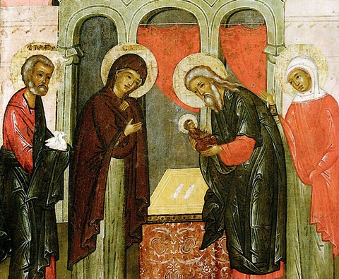 Православные верующие празднуют Сретение Господне 