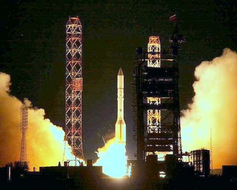 Ракета-носитель «Протон-М» вышла в космос 