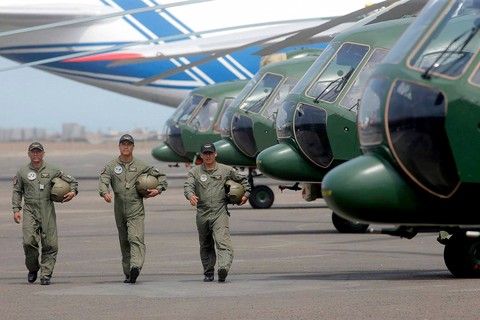 Российские вертолеты укрепляют армию Перу