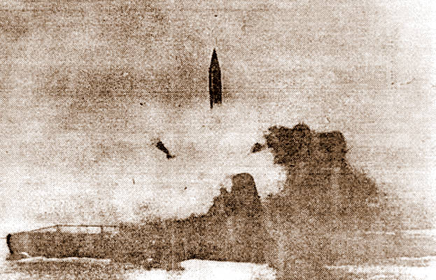 Первый пуск баллистической ракеты. Фото www.e-reading.mobi