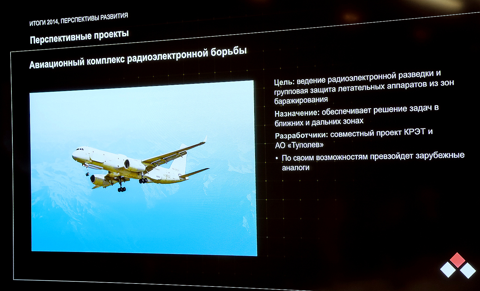 Проект авиационного комплекса РЭБ. Фото Е. Пряничникова.