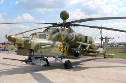 Вертолет типа Ми-28. Фото: А. Соколов