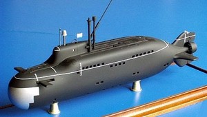 Макет подводной лодки «Пиранья»
